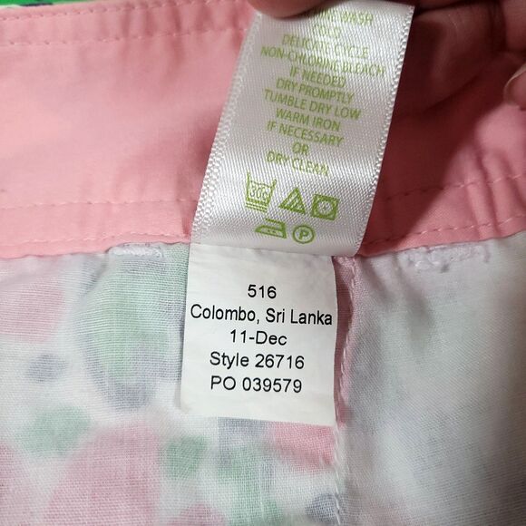 lilly pulitzer Callahan Doodle Bug Daisy Shorts 00 Colorful Floral 100% Cotton - Picture 11 of 11